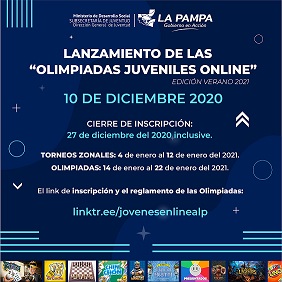 1Olimpiadas Juveniles Online edición Verano 2021