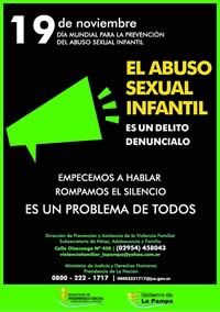 19 Noviembre Día Mundial para la Prevncion del Abuso Sexual Infantil